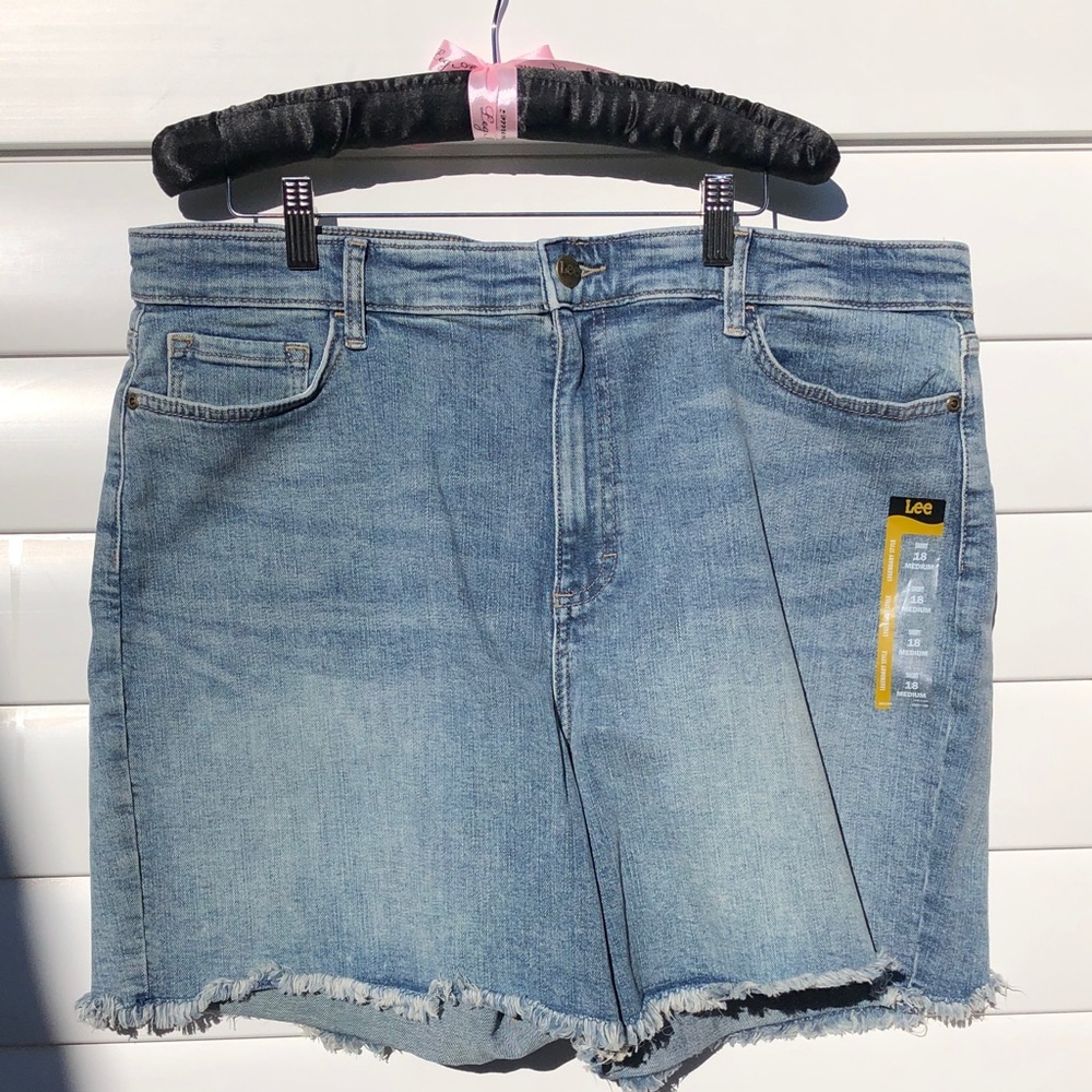 NWT Lee Sky Blue Denim Shorts